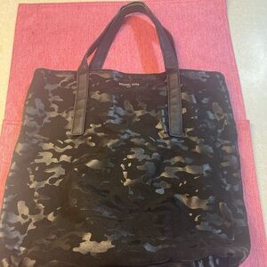 Michael Kors Black Camouflage Tote